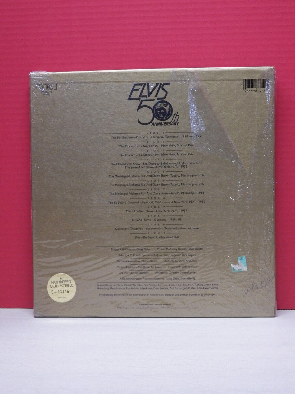 Sealed 6xLP Box Set Elvis Presley A Golden Celebration 1984 RCA Numbered Mono