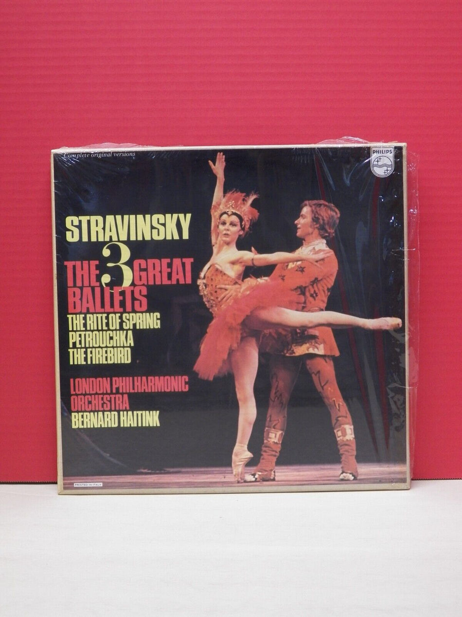 12" 3xLP Box Set Stravinsky The 3 Great Ballets 1974 Philips Import 6998 011