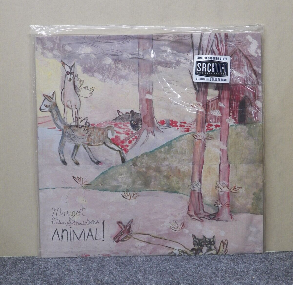 Sealed 12" 2xLP Margot & The Nuclear So And So's Animal! 2018 SRC Reissue Blue