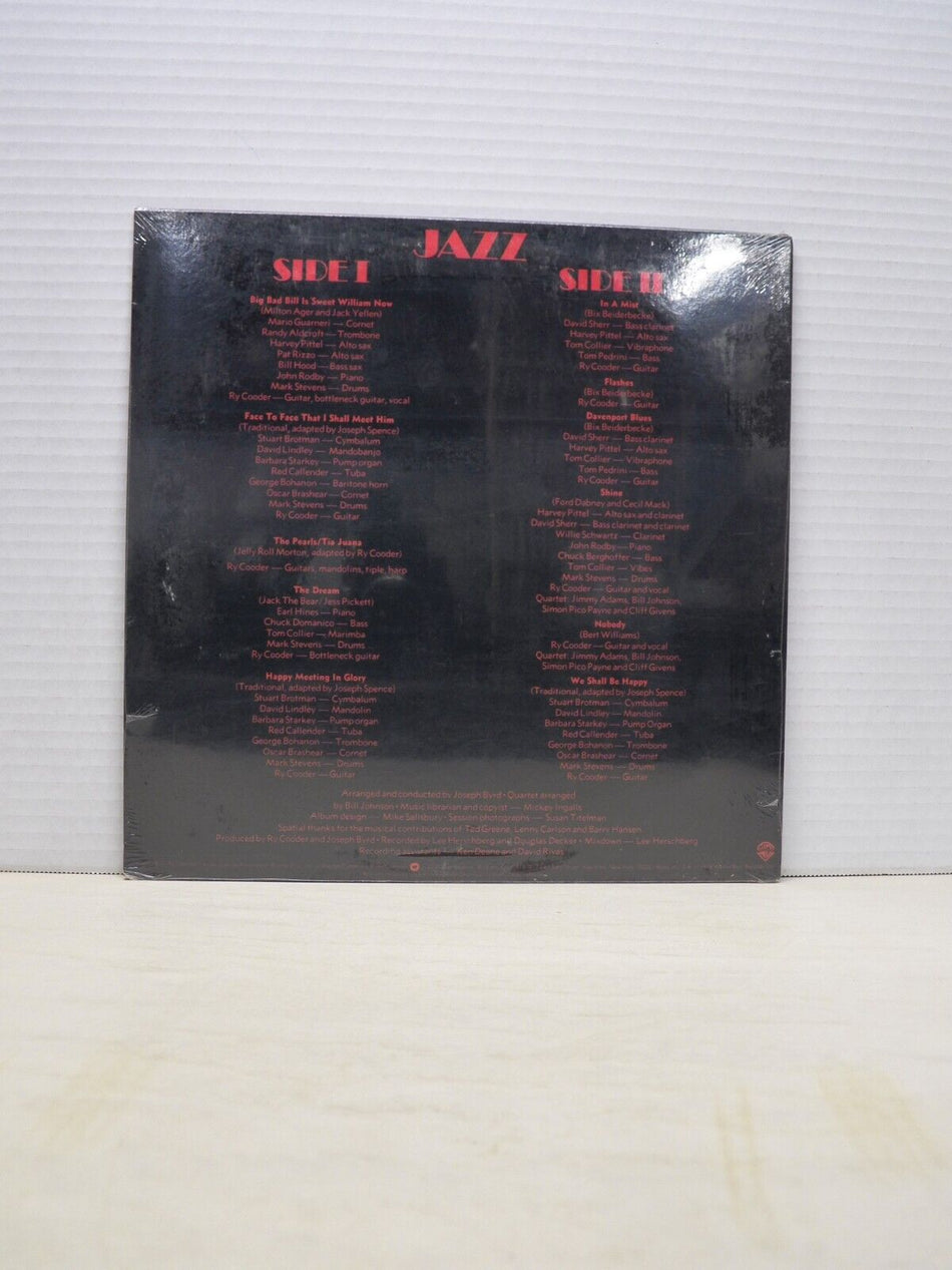 Sealed 12" LP Ry Cooder Jazz 1978 Warner Bros. BSK 3197