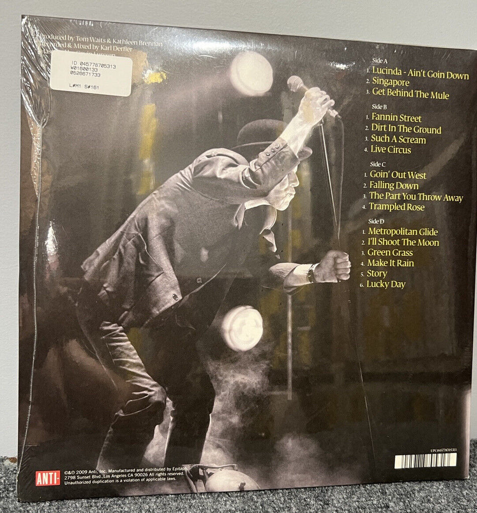 Sealed Vinyl Record Tom Waits Glitter and Doom Live 2009 High Quality 180 Gram