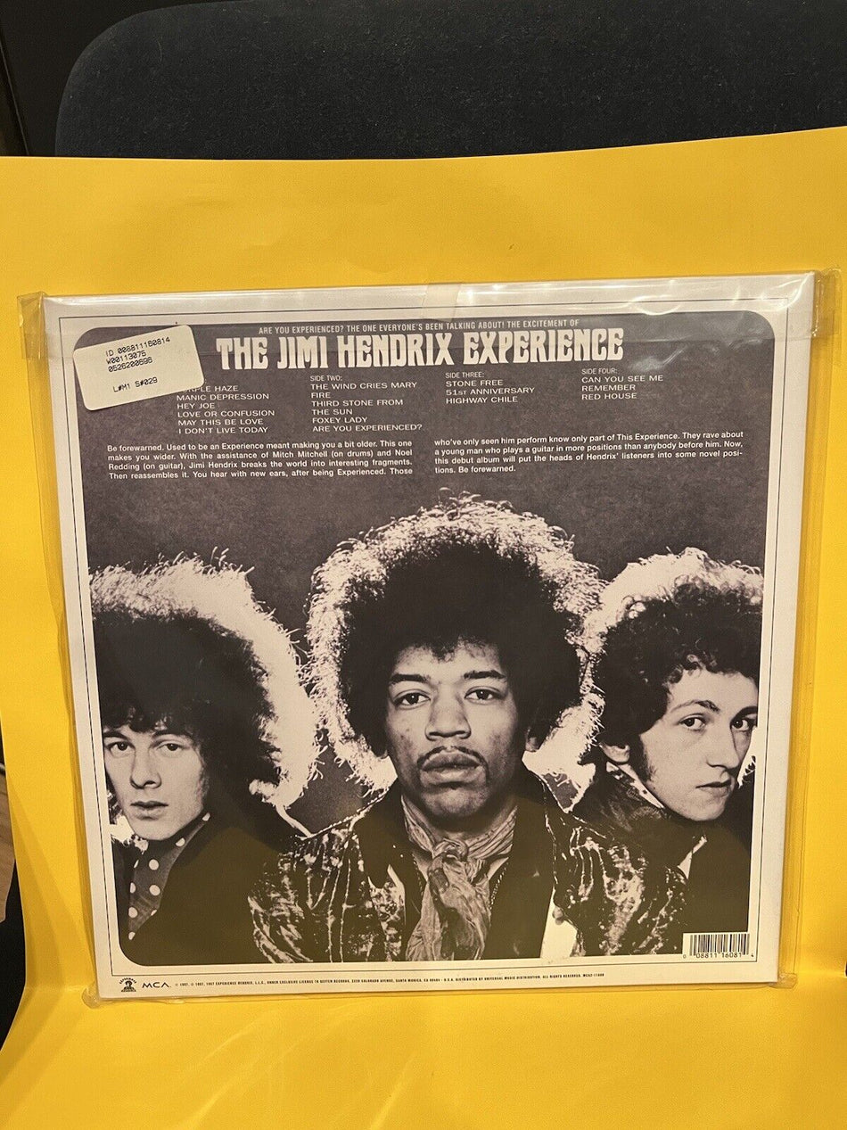 Rare Sealed Vinyl Record LP Jimi Hendrix Experience 1997 Back to Black 180 Gram