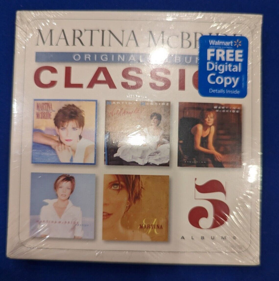 Sealed 5 CD Box Martina McBrid Original Album Classics (Audio CD, 888430245129)