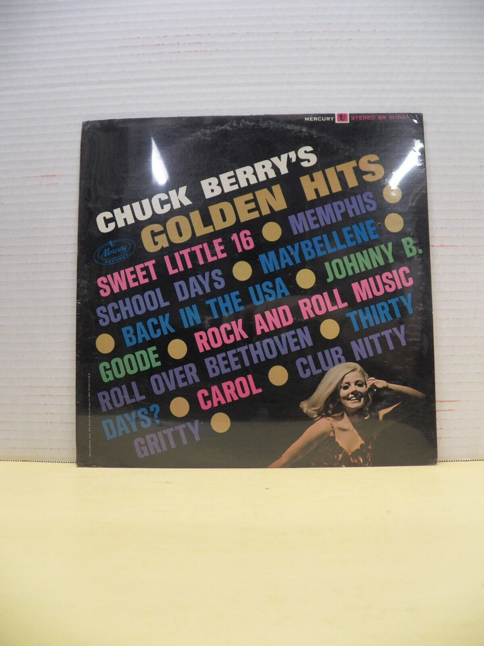 Sealed 12" LP Chuck Berry's Golden Hits 1973 Mercury Reissue Club Edition