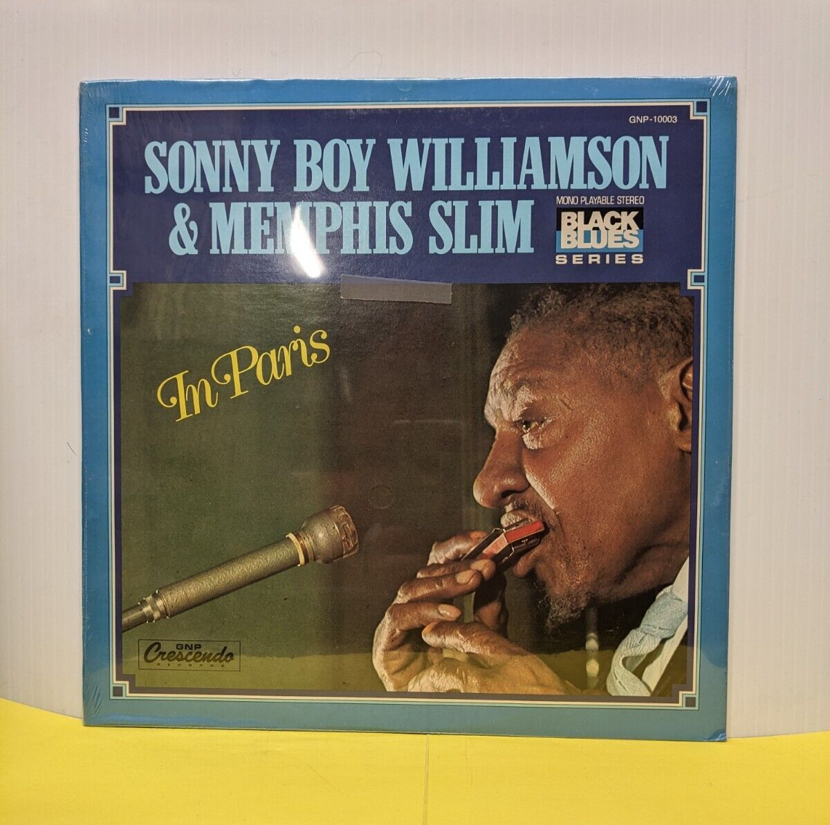 12" LP Sonny Boy Williamson & Memphis Slim In Paris 1973 GNP Crescendo Reissue