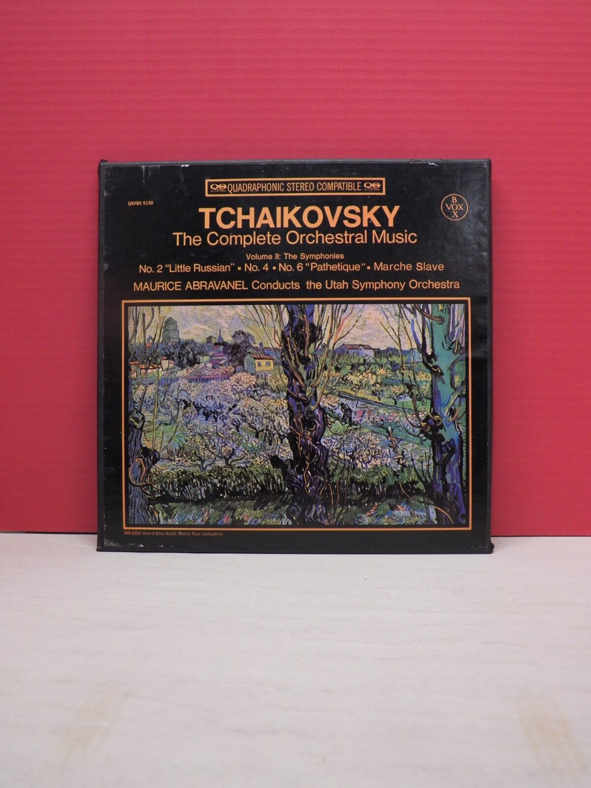 3xLP Box EX Abravanel Tchaikovsky: Complete Orchestral Music Volume II 1974 Quad
