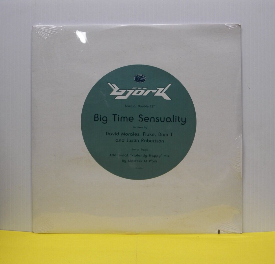 Sealed 12" 2xLP Single Bjork Big Time Sensuality (Remixes) 1993 Special Edition