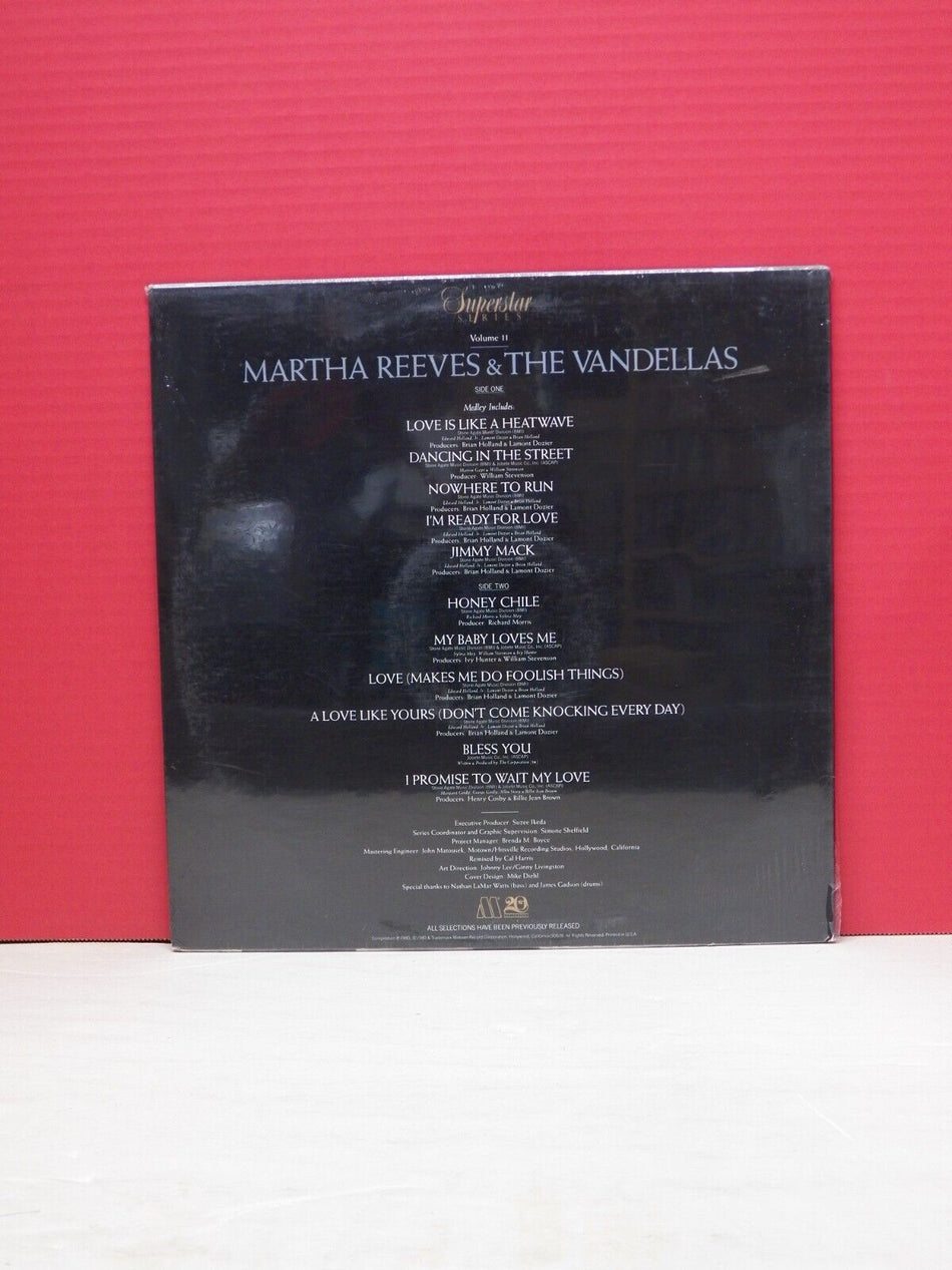 Sealed 12" LP Martha Reeves & The Vandellas Superstar Series Vol. 11 1980 Motown