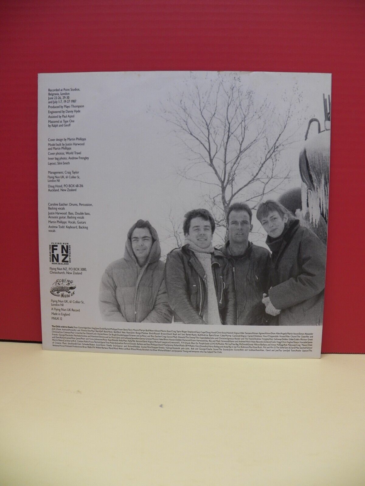 12" LP VG+ The Chills Brave Words 1987 Flying Nun UK UK Import FNUK 12