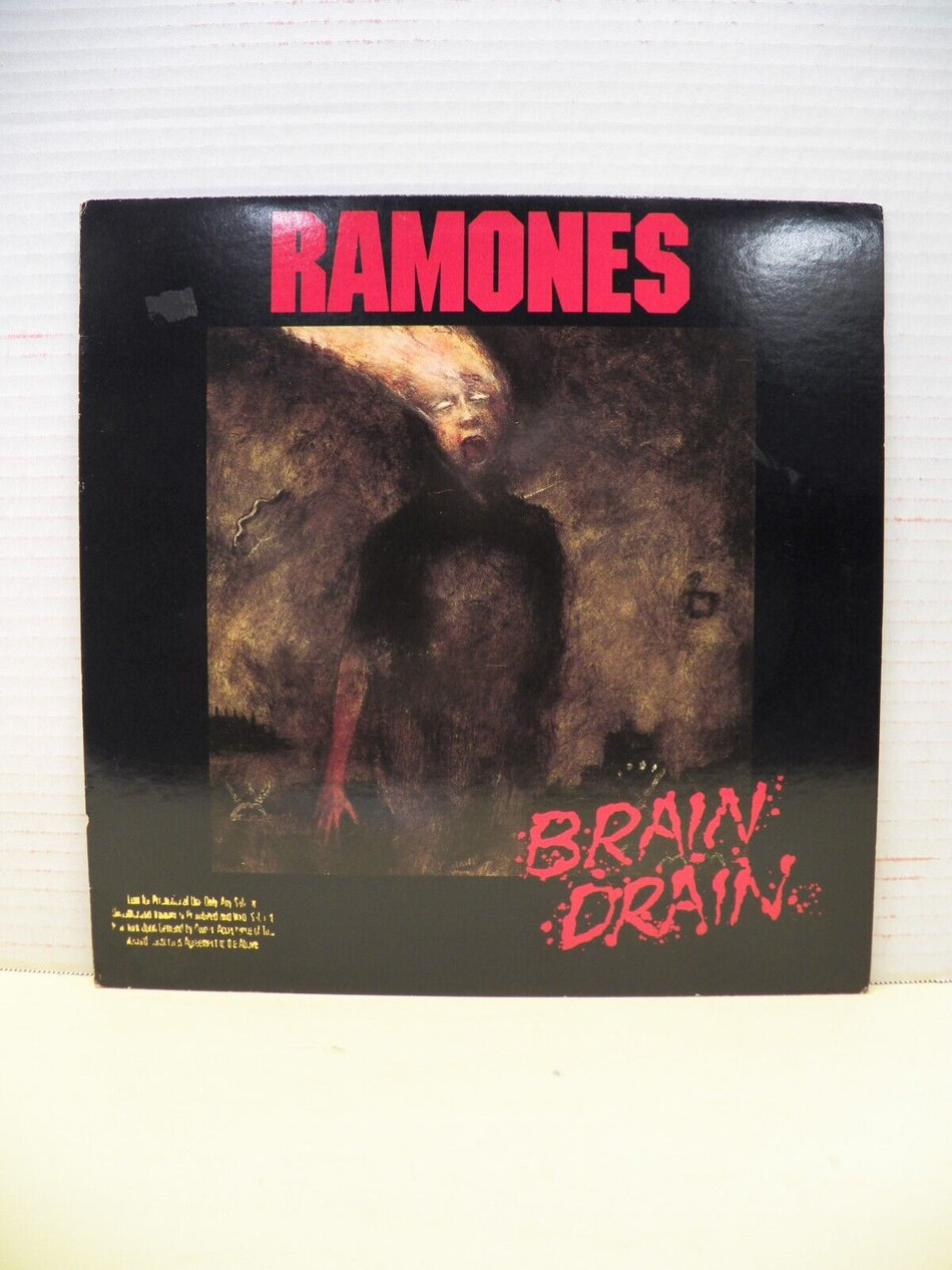 12" LP EX Ramones Brain Drain 1989 Sire Records Promo 9 25905-1