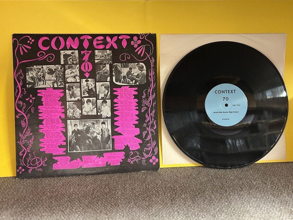 Rare LP Context 70 Southside Senior High School Private Press Garage Psych