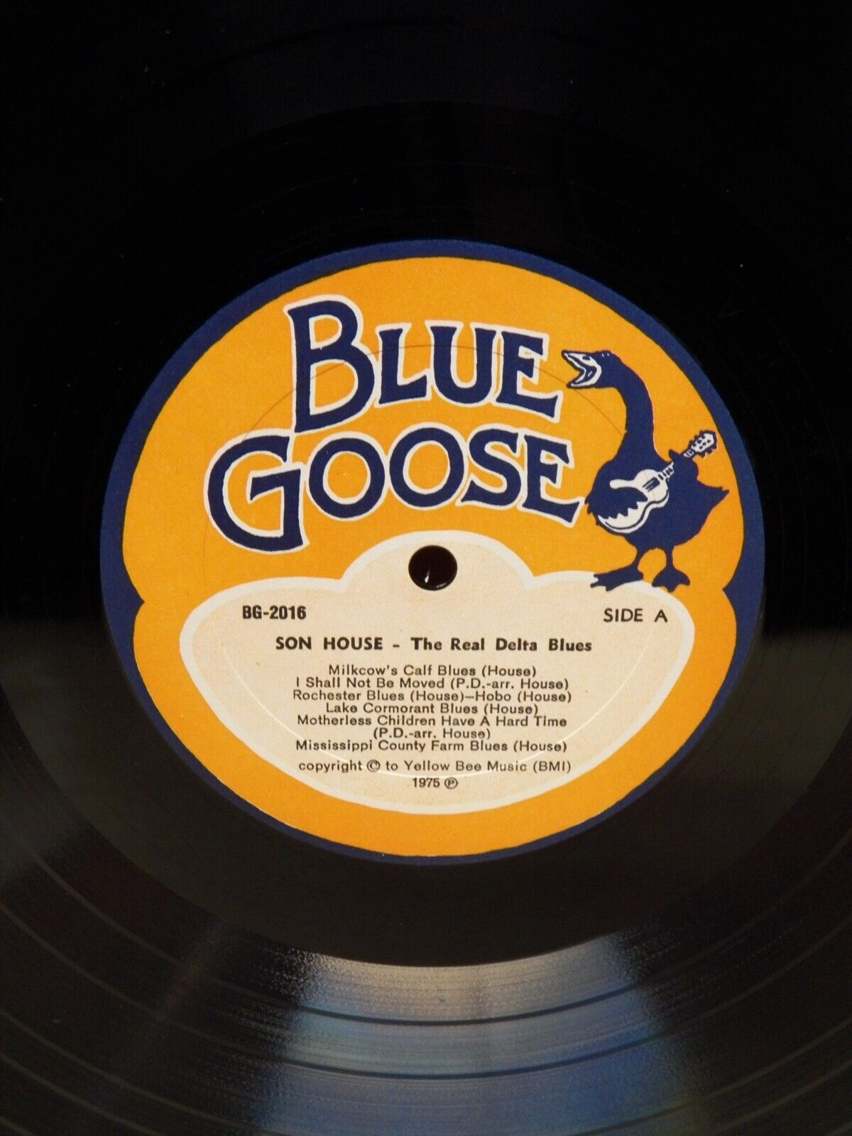 12" LP VG++/EX Son House The Real Delta Blues 1975 Blue Goose BG 2016