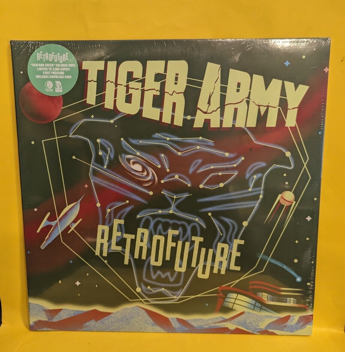 Rare Sealed Vinyl Record LP Tiger Army Retrofuture  Colored Limited 2000