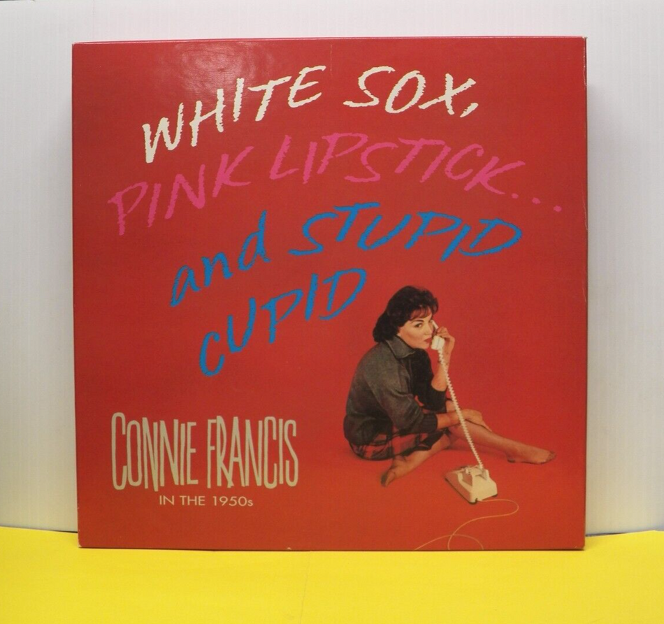 5xCD Box Connie Francis White Sox, Pink Lipstick...And Stupid Cupid 1993 Import