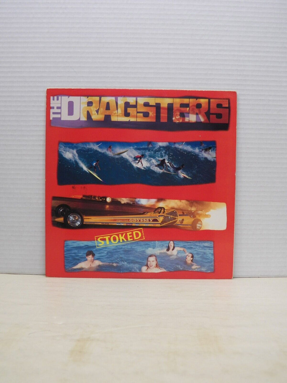 12" LP NM- The Dragsters Stoked 1989 Great Jones Promo GJ6006