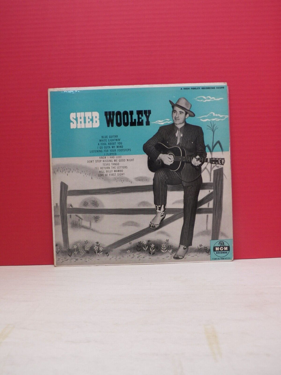 12" LP VG++/EX Sheb Wooley Sheb Wooley 1956 MGM Records E3299