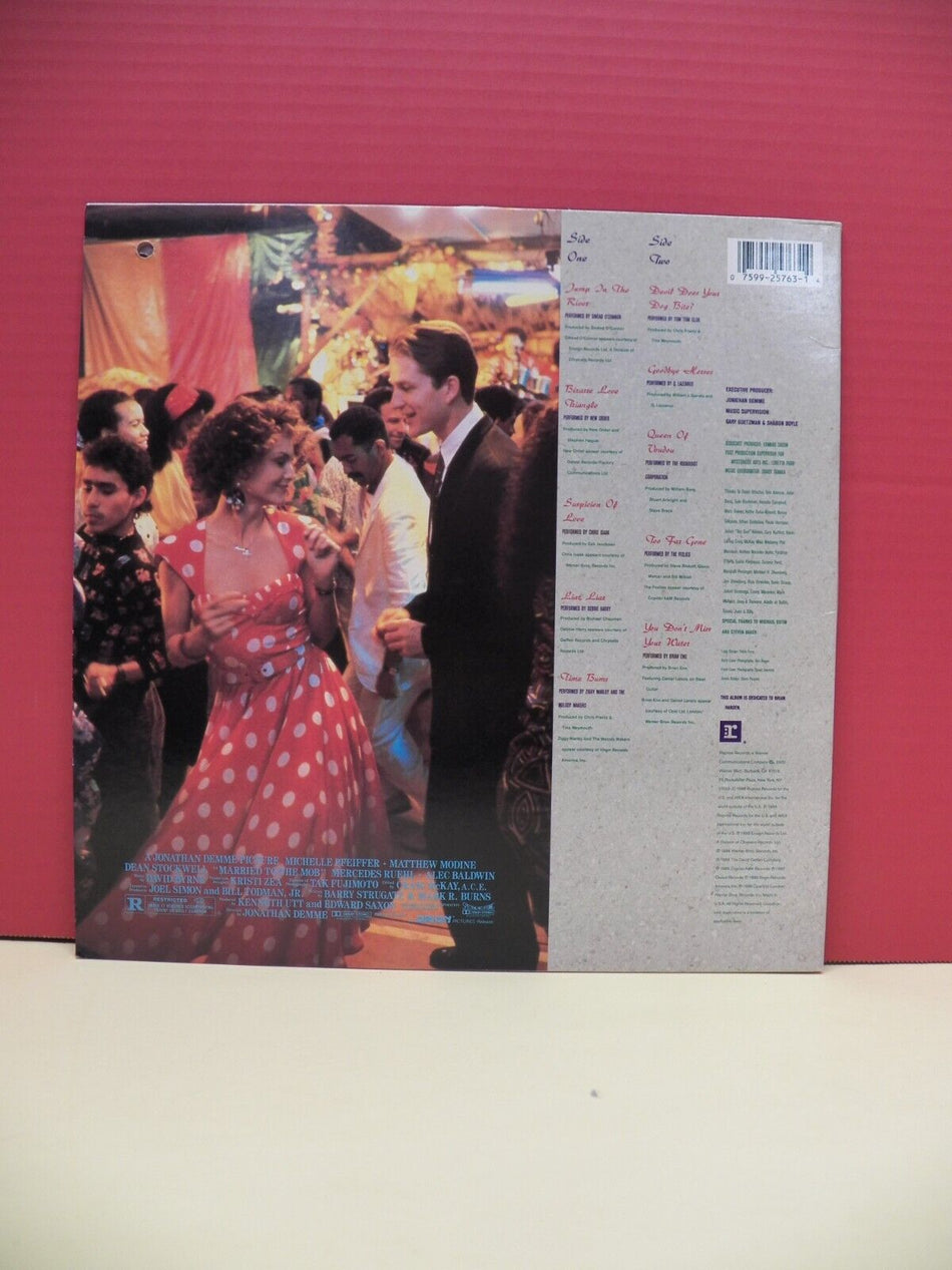 12" LP M- Music From The Film Married To The Mob 1988 Reprise 9 25763-1