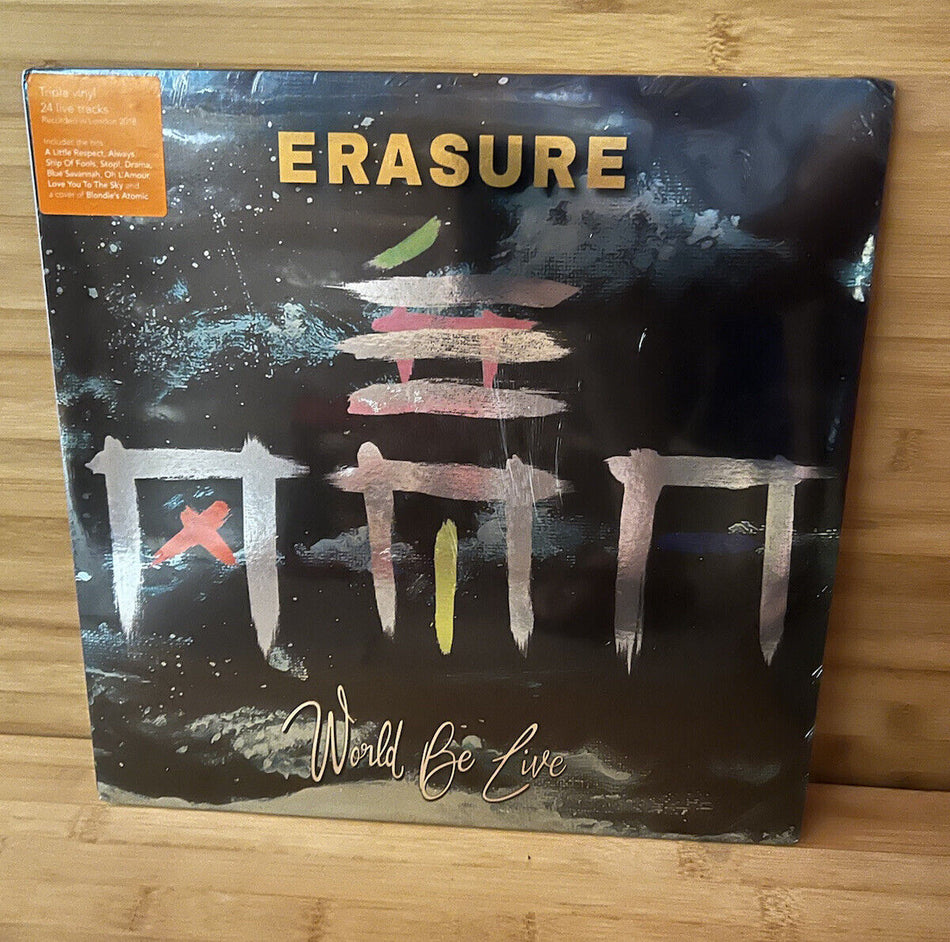 Sealed 3 LP Erasure 2018 World Be Live STUMM 435 Live Tracks