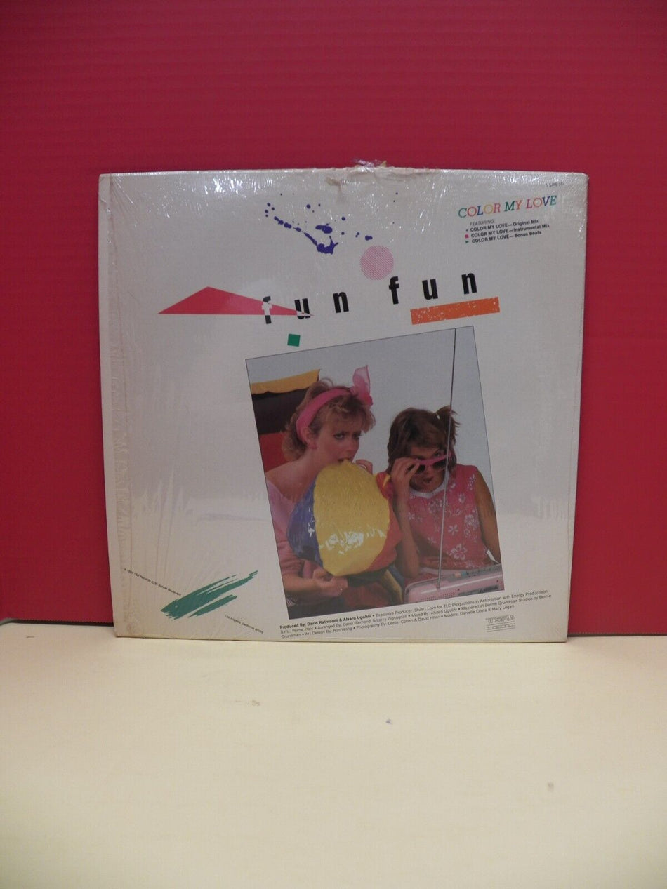 12" Single EX Fun Fun Color My Love 1984 TSR Records TSR836