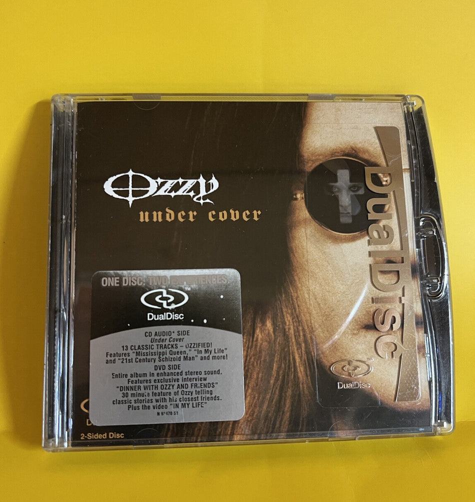 NM Autograph Ozzy Under Cover Dual Disc CD DVD  2005