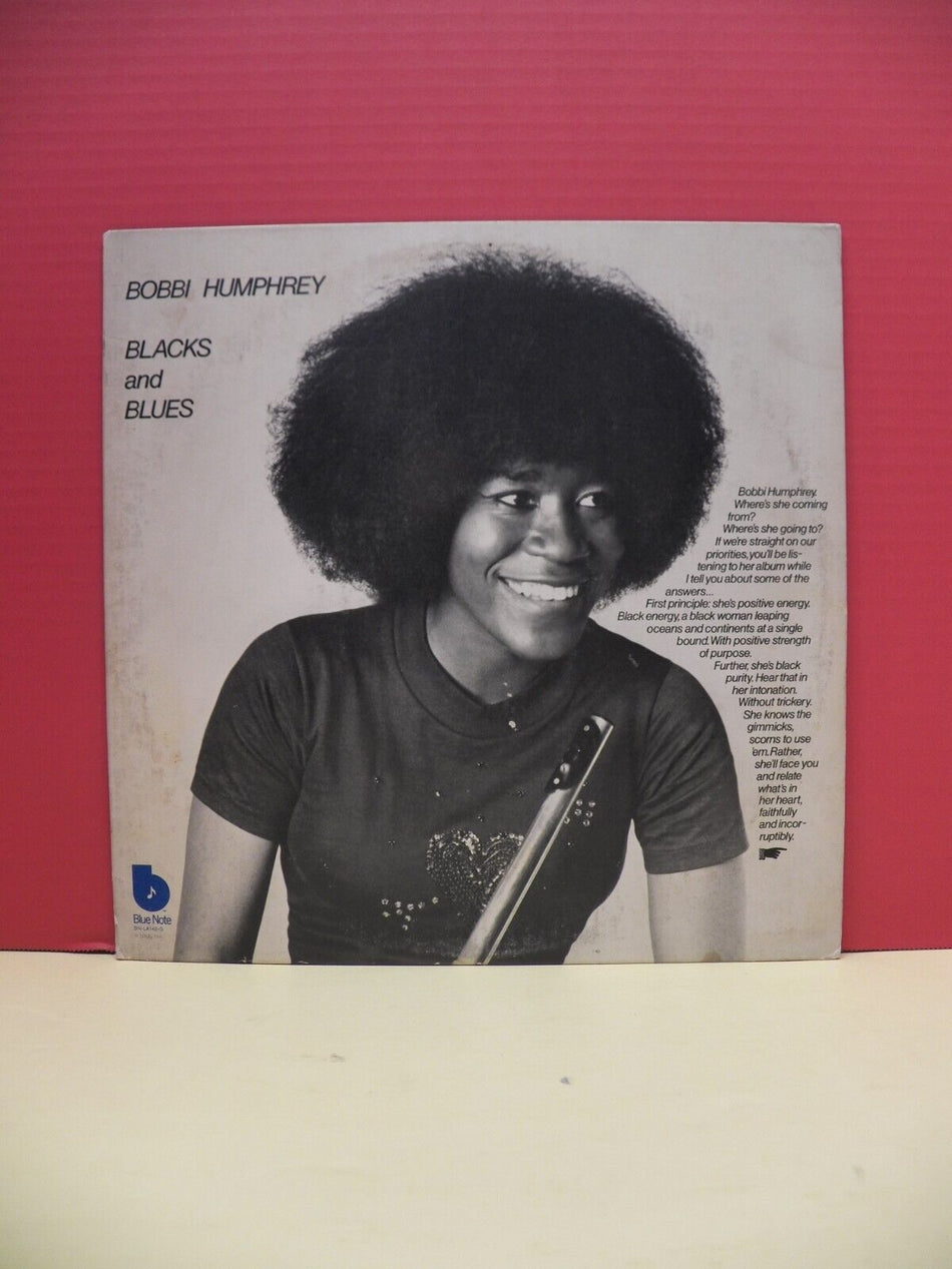 12" LP VG++/EX Bobbi Humphrey Black And Blues 1974 Blue Note BN-LA142-G