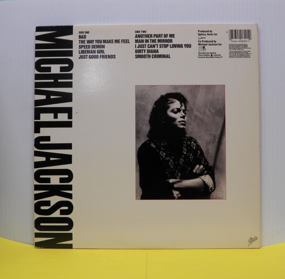 12" LP M- Michael Jackson Bad 1987 Epic OE 40600