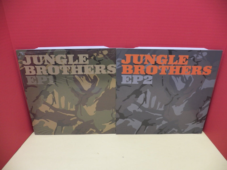 Set of 2 12" EPs Jungle Brothers Jungle Brothers EPs 1 & 2 2005 S12/V2 UK Import