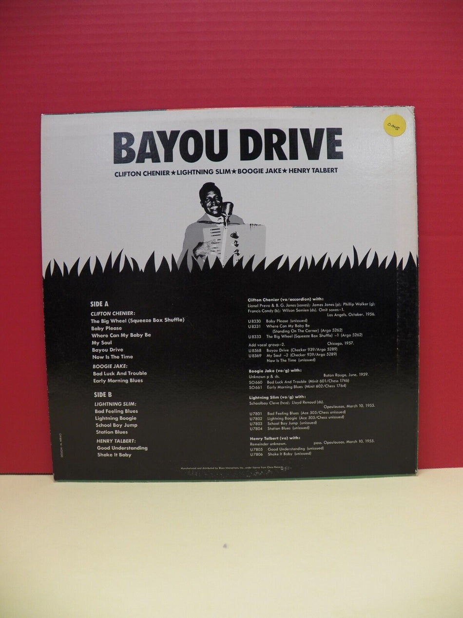 12" LP EX Various Artists Bayou Drive 1985 Chess Japan Import PLP6035