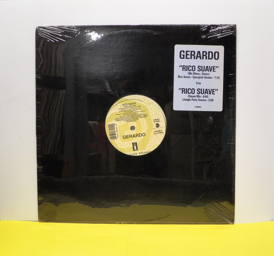 Sealed 12" Single Gerardo Rico Suave 1991 Interscope Records 0-96401