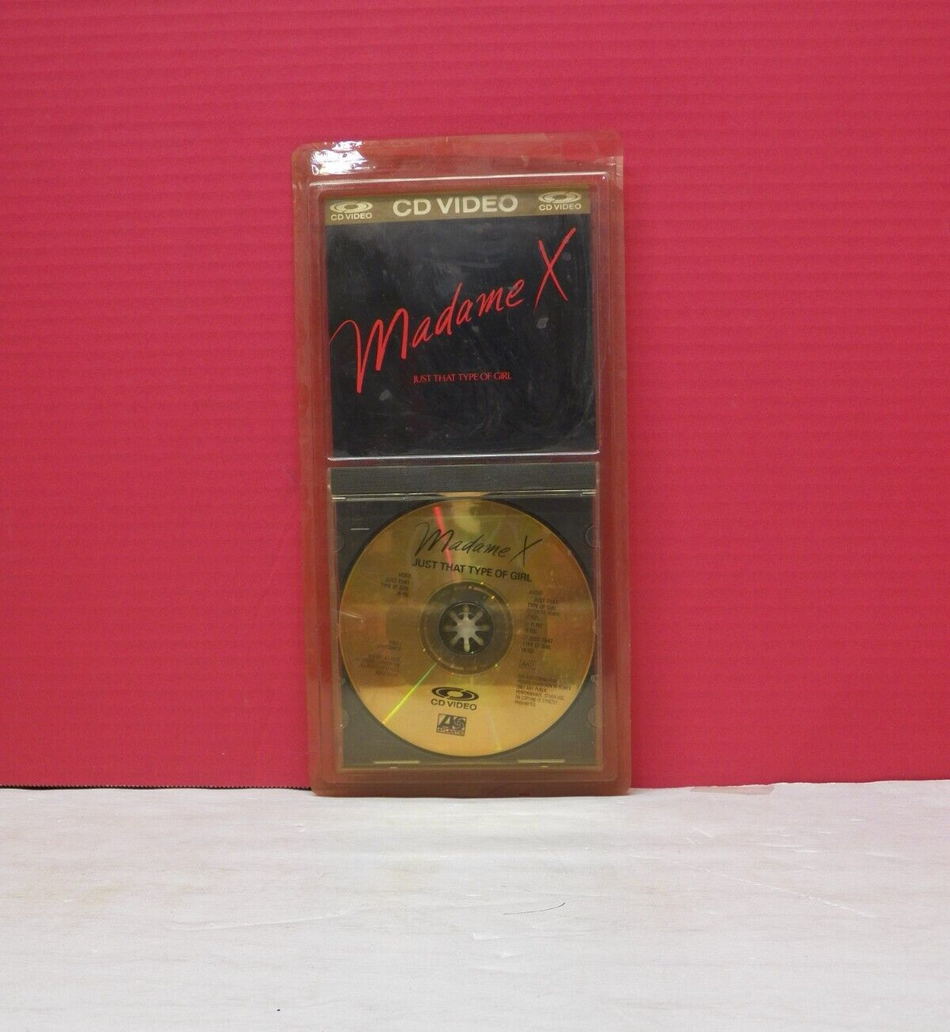 Sealed CD Video Madame X Just That Type Of Girl 1987 Atlantic 81831-2