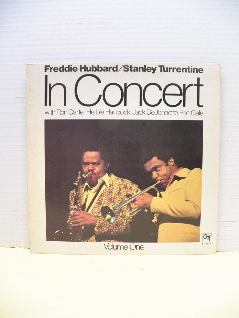 12" LP EX Freddie Hubbard/Stanley Turrentine In Concert Volume One 1974 CTI