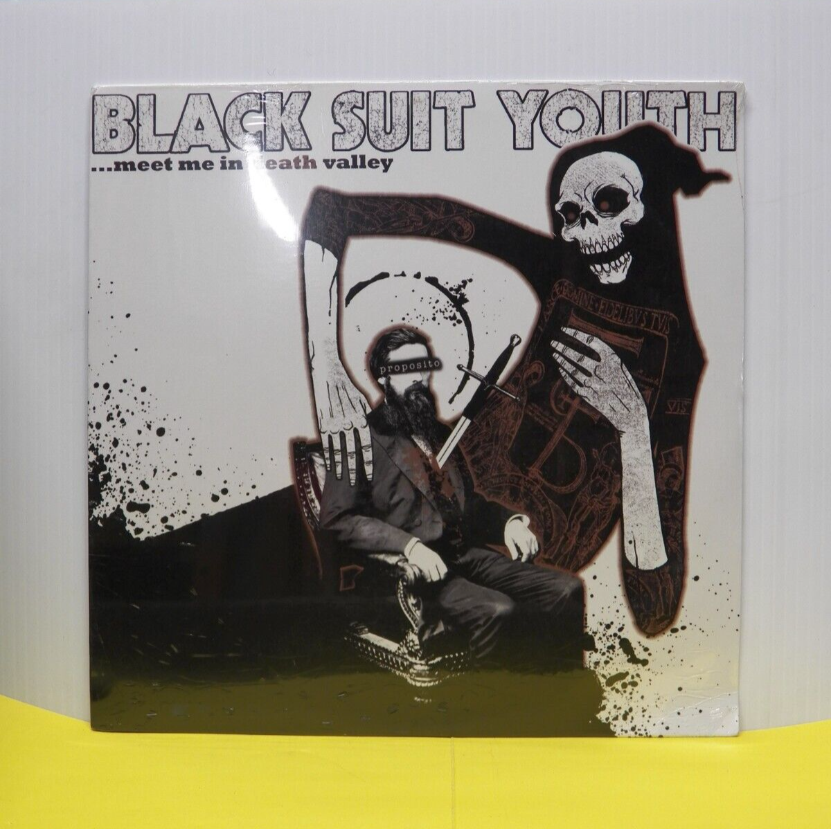 Sealed 12" LP Black Suit Youth ...Meet Me In Death Valley 2010 All Hail Records