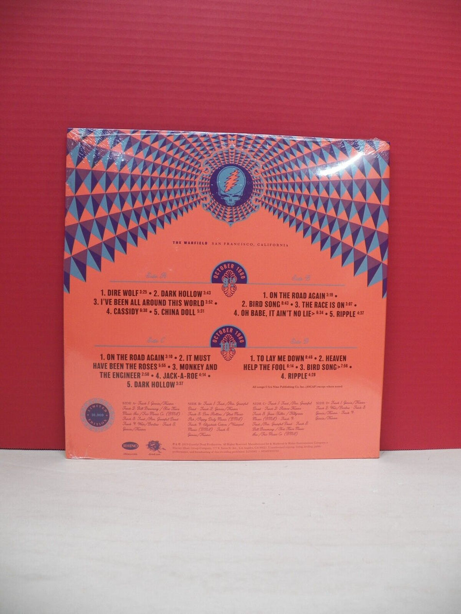 Sealed 12" 2xLP Grateful Dead The Warfield, San Francisco... 2019 Rhino RSD 180G