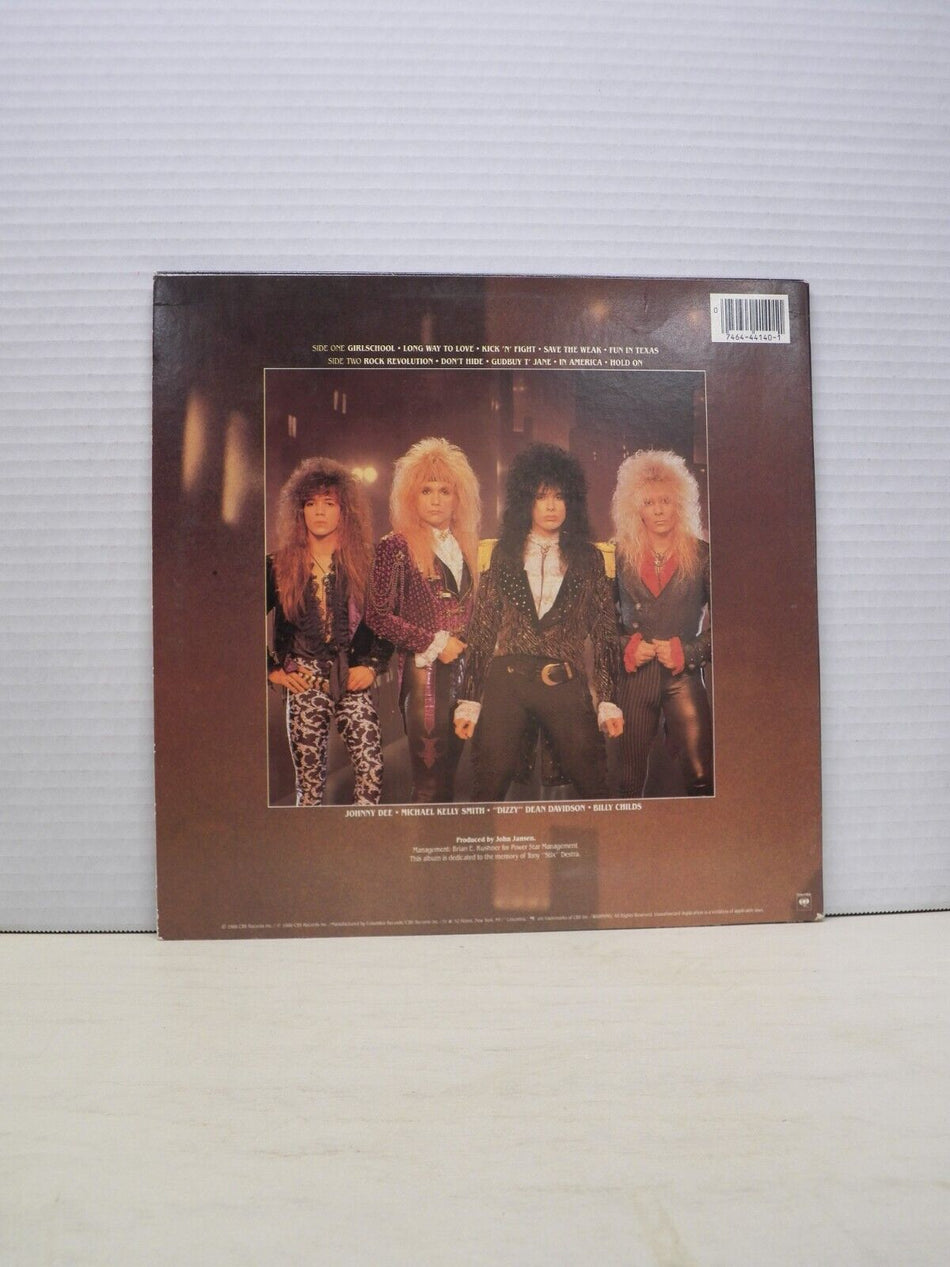 12" LP EX Britny Fox Britny Fox 1988 Columbia BFC 44140