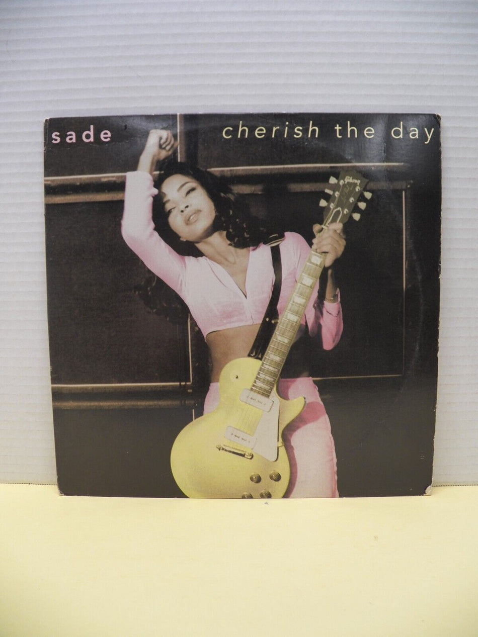 12" Single VG++/EX Sade Cherish The Day 1993 Epic Limited Edition 49 77117