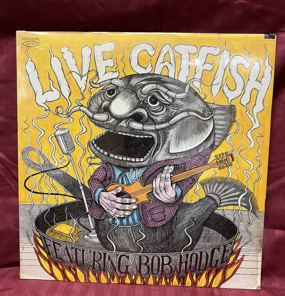 Rare Sealed Vinyl Record Live Catfish Featuring Bob Hodge E 30361  1970