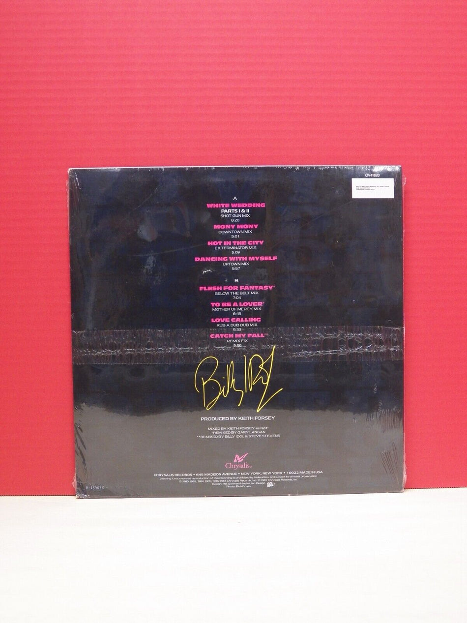 Sealed 12" LP Billy Idol Vital Idol 1987 Chrysalis Records Club Edition OV41620