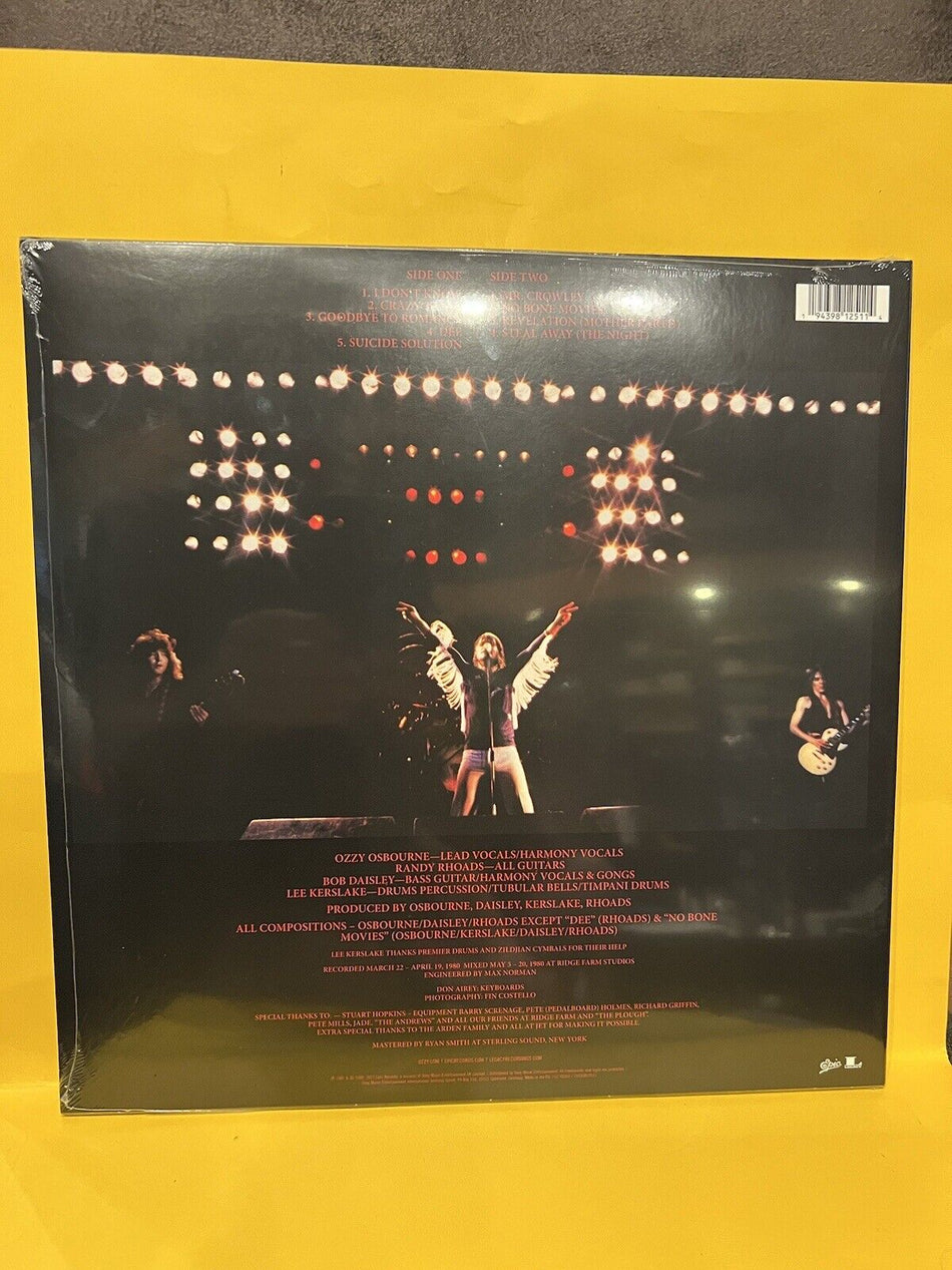 Sealed LP Ozzy Osbourne Blizzard Of Ozz Silver With Red Swirls 2022 German Impor