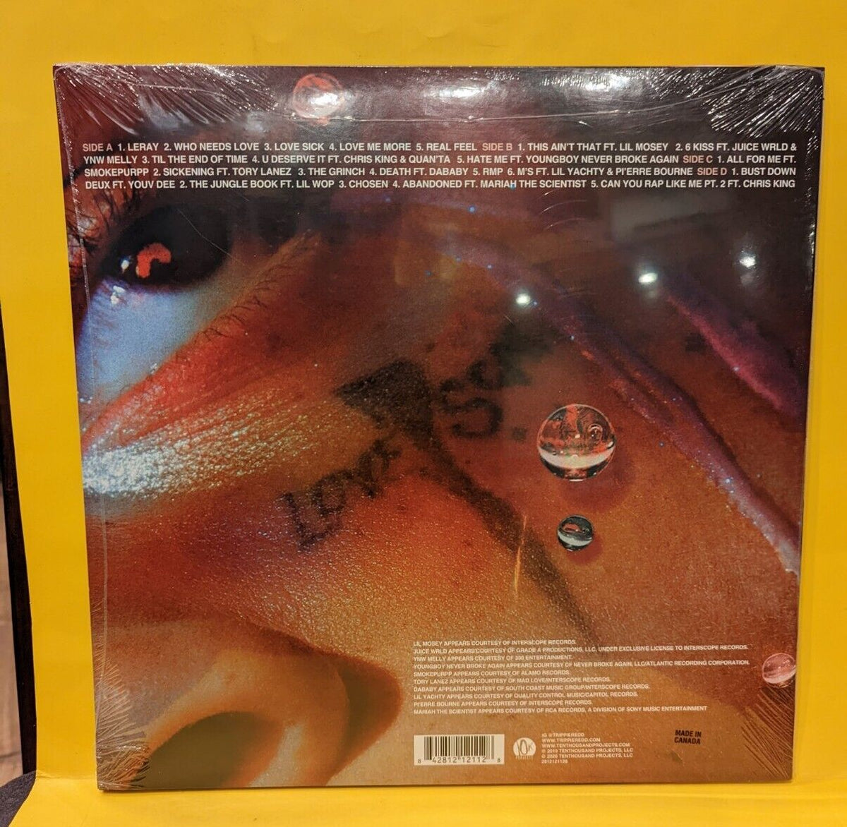 Sealed Vinyl Record LP TRIPPIE REDD A LOVE LETTER TO YOU 4, 2020