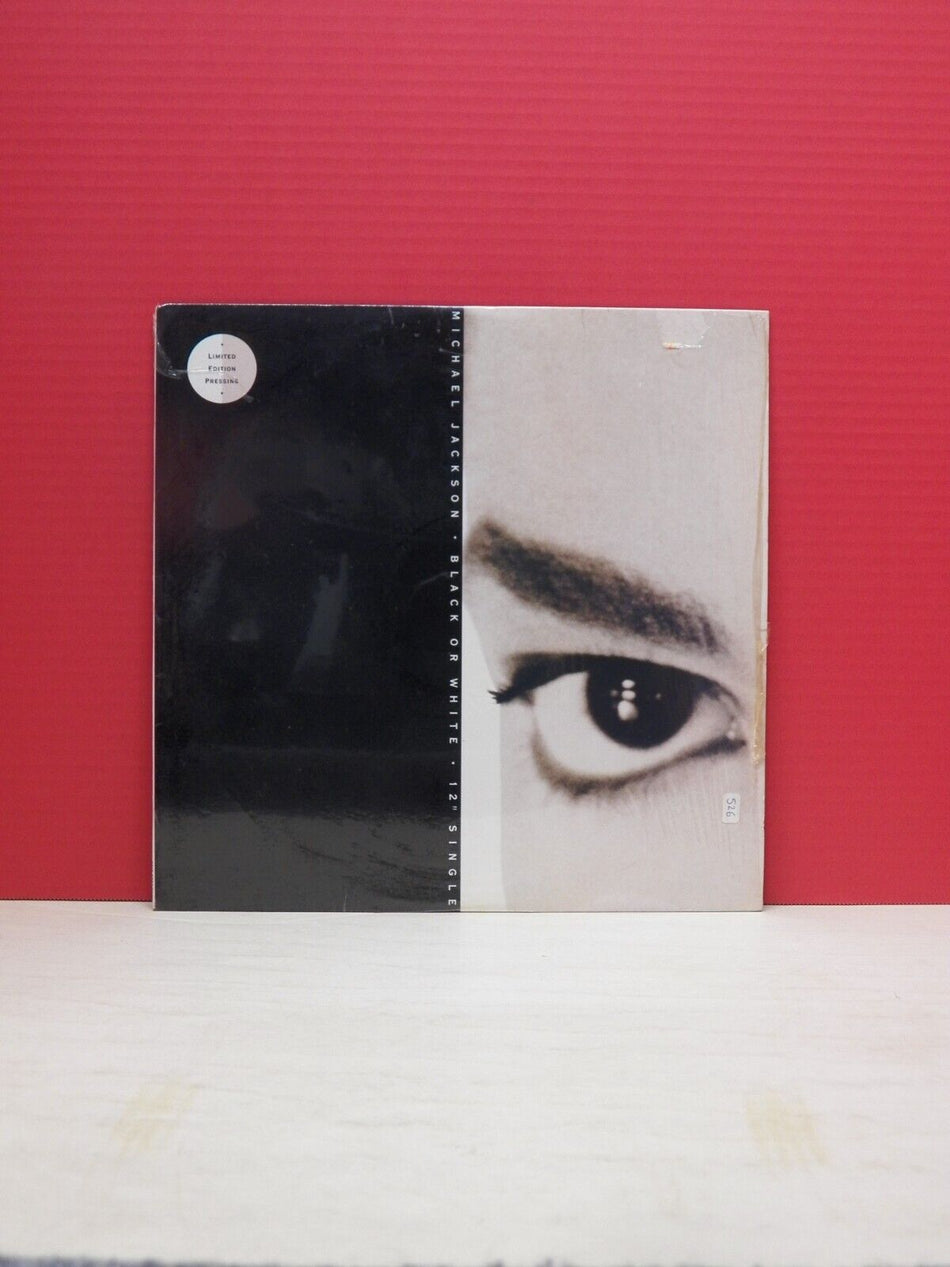 12" Single EX Michael Jackson Black Or White 1991 Epic Limited Edition 49-74099