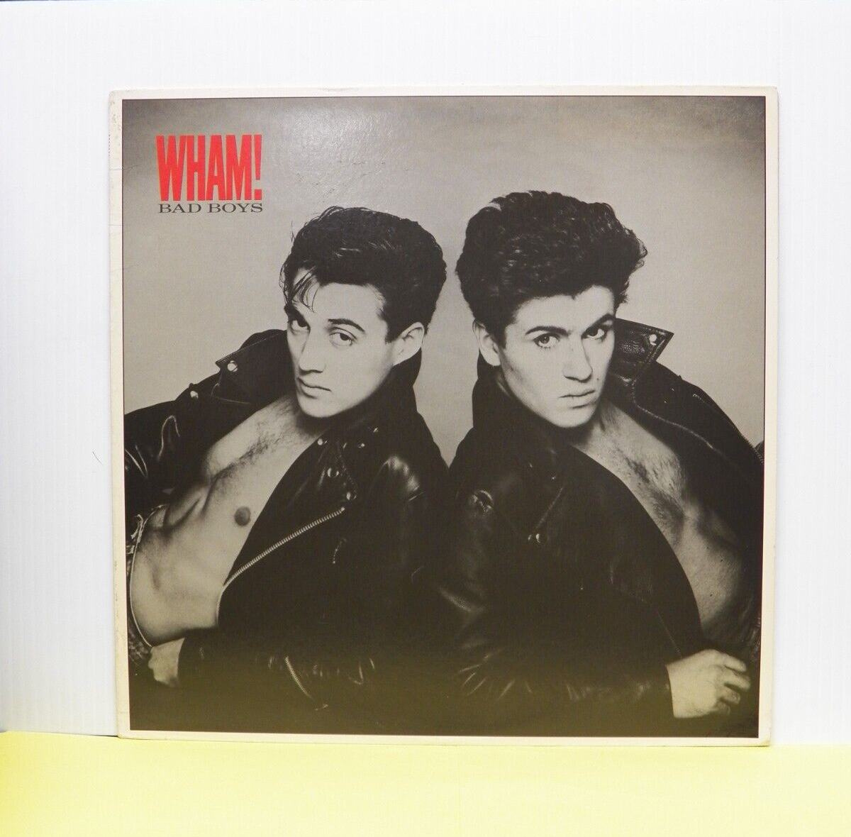12" Single VG++/EX Wham! Bad Boys 1983 Columbia 44-03933