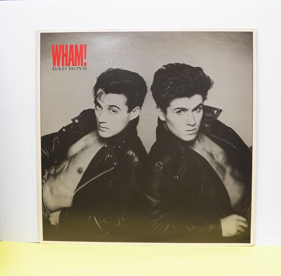 12" Single VG++/EX Wham! Bad Boys 1983 Columbia 44-03933