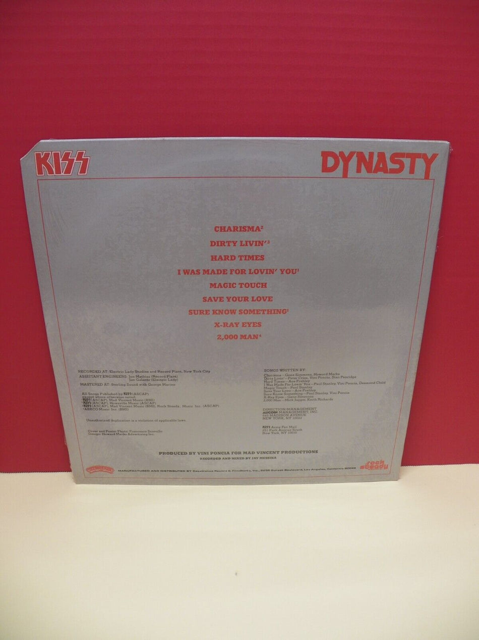 Sealed 12" LP Kiss Dynasty 1979 Casablanca NBLP-7152