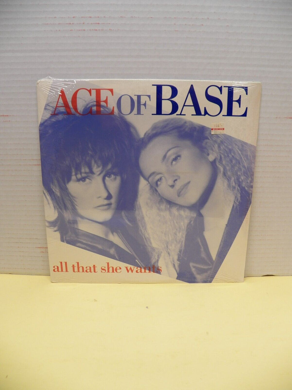 Sealed 12" Single Ace Of Base All That She Wants 1993 Arista 07822-12616-1