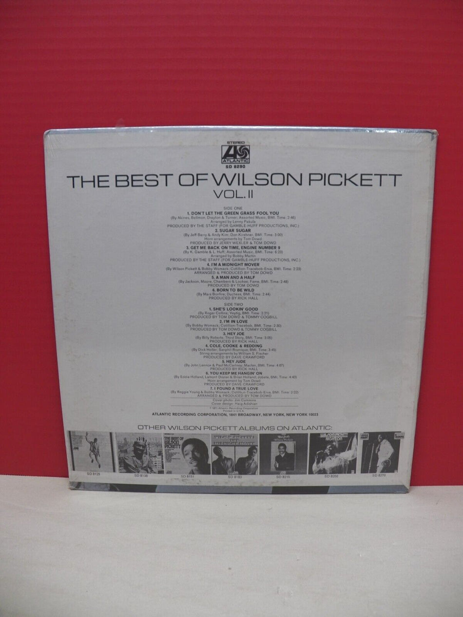 Sealed 12" LP Wilson Pickett The Best Of Wilson Pickett Vol. II 1971 Atlantic