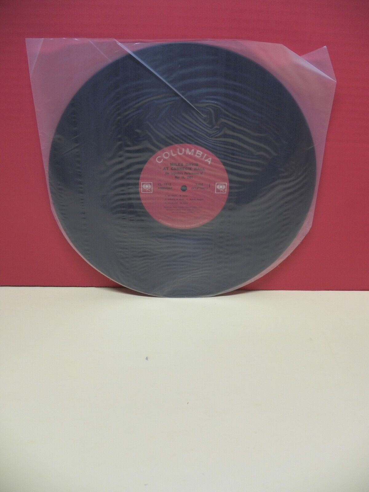 12" LP VG++/EX Miles Davis At Carnegie Hall 1962 Columbia Mono Reissue CL 1812