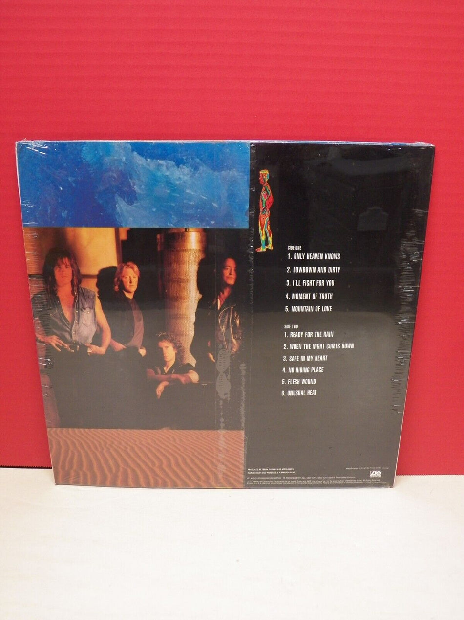 Sealed 12" LP Foreigner Unusual Heat 1991 Atlantic Record Club Edition A1-82299