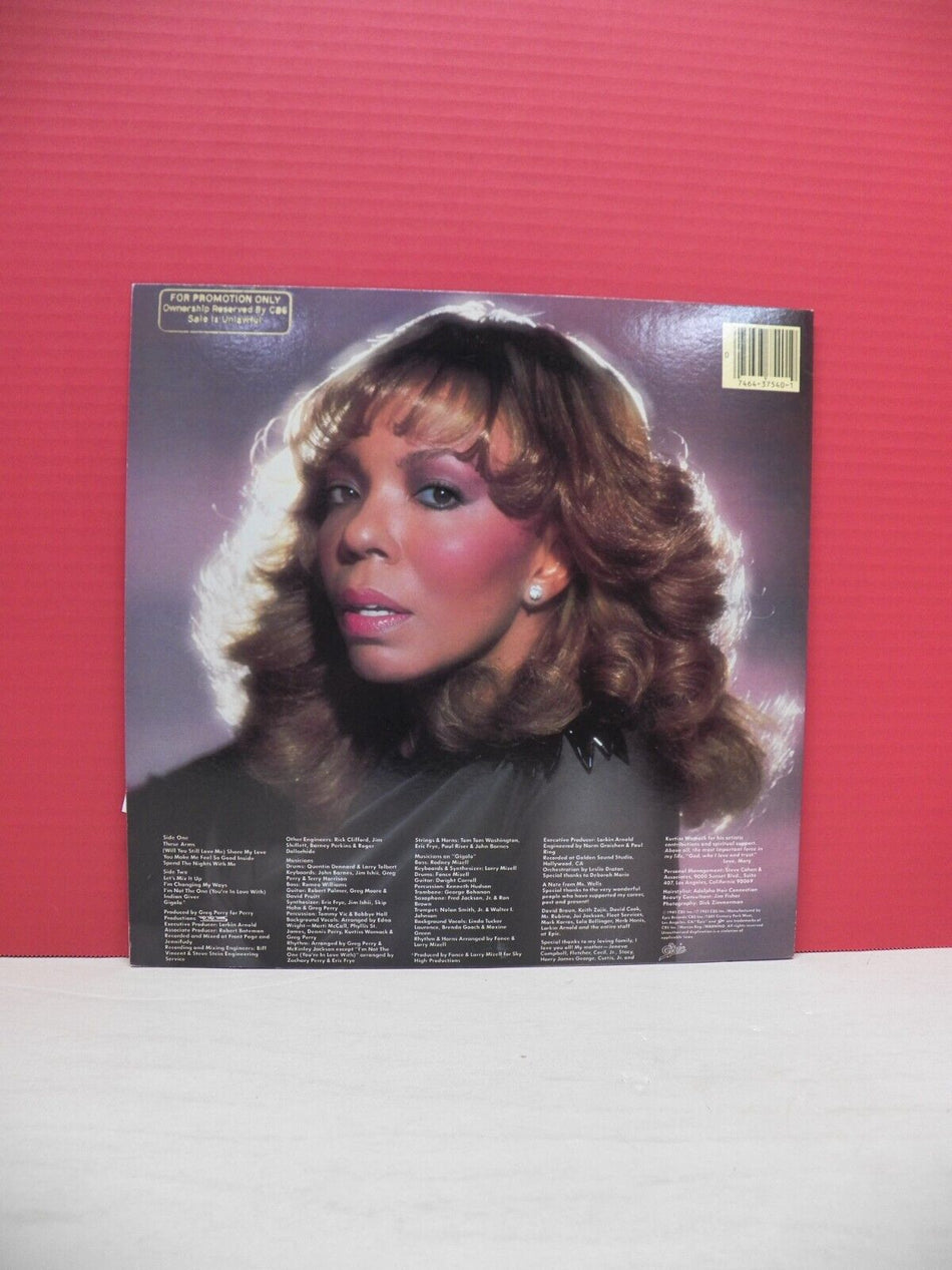 12" LP VG++/EX Mary Wells In And Out Of Love 1981 Epic Promo ARE 37540