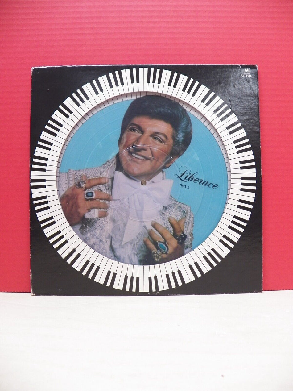 12" Picture Disc EX Liberace Liberace 1979 AVI Records Autographed AVI 6065