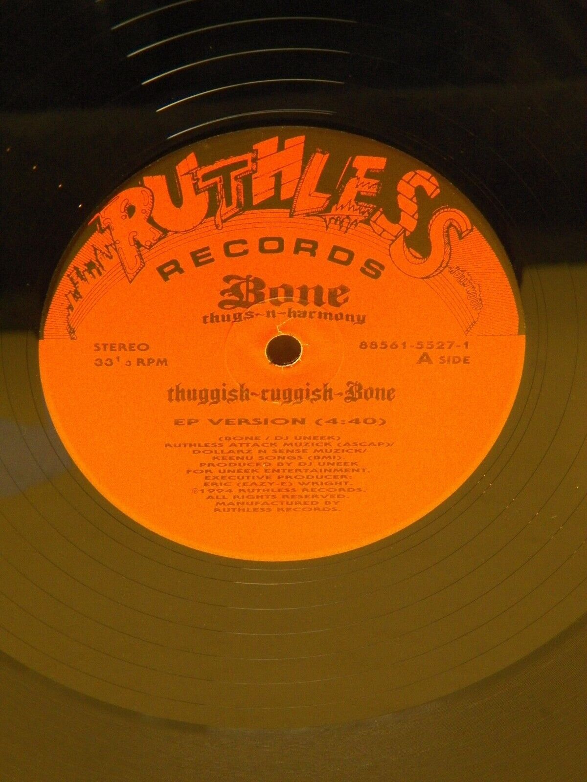 12" Single EX Bone Thugs-N-Harmony Thuggish-Ruggish-Bone 1994 Ruthless Records